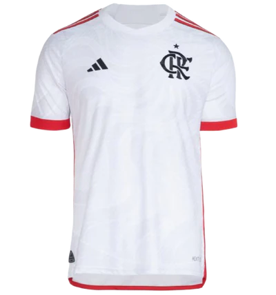 Camisola Flamengo Branca Away 2024/25