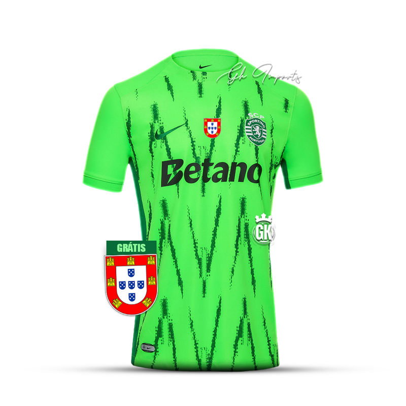 Camisola alternativa verde 2024/25 - Badge quinas grátis