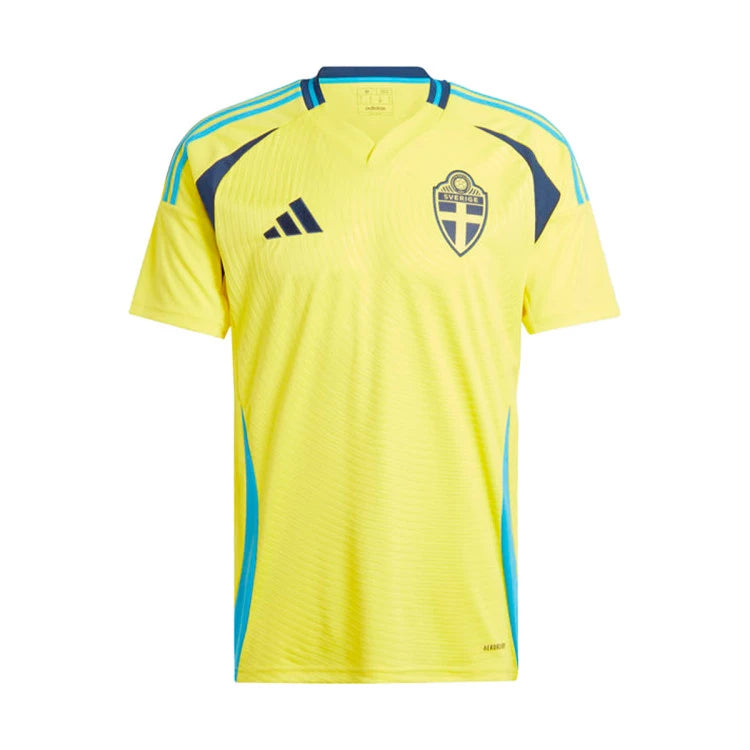 Camisola Suécia amarela Home Euro 2024/25