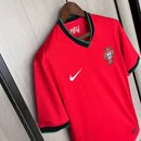 Camisola Portugal vermelha home Euro 2024