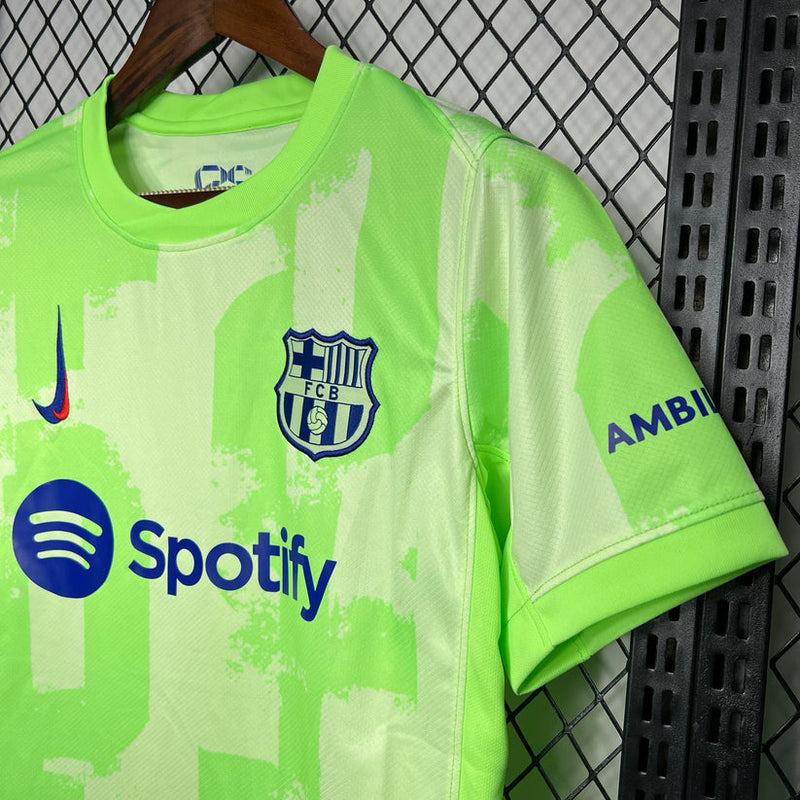 Camisola Barcelona verde alternativo 2024/25