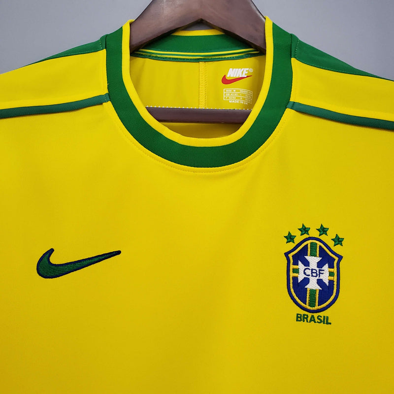 Camisola Retrô Seleção Brasil 1998/98