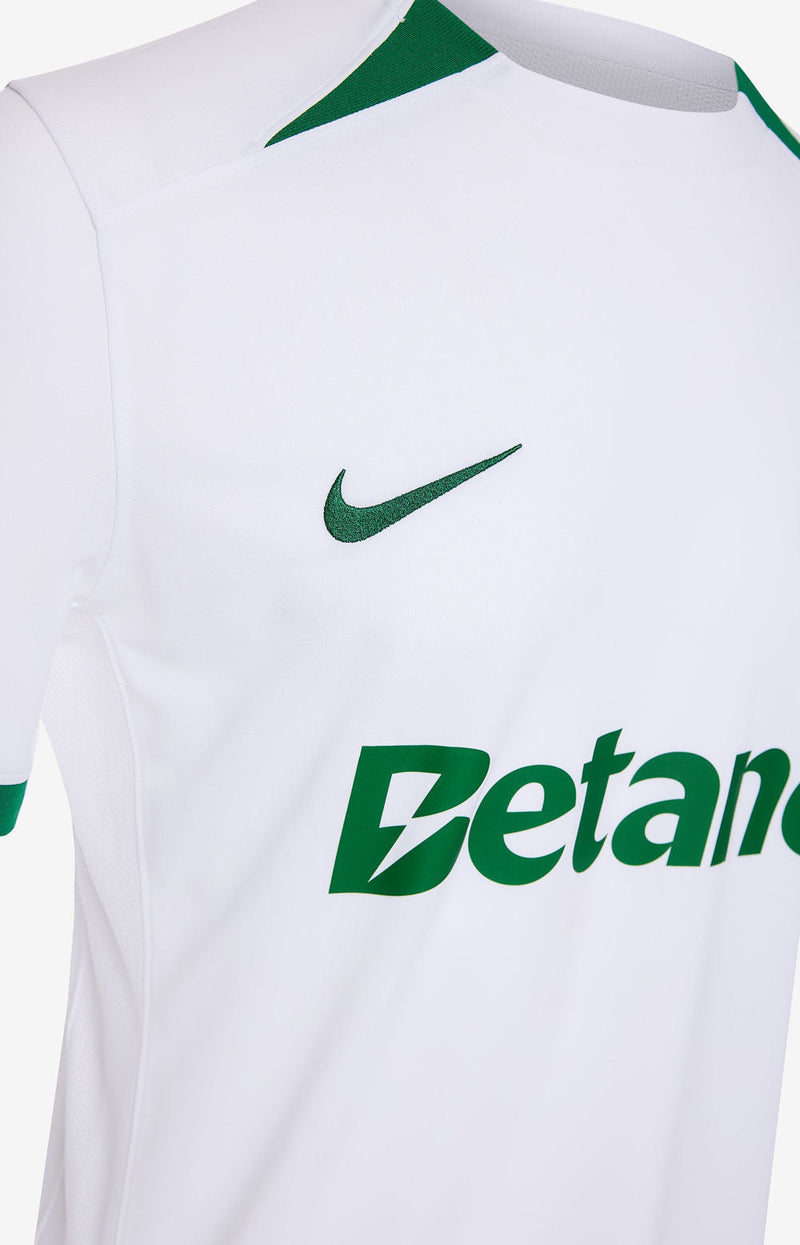 Camisola alternativa branca 2024/25 - badge quinas grátis