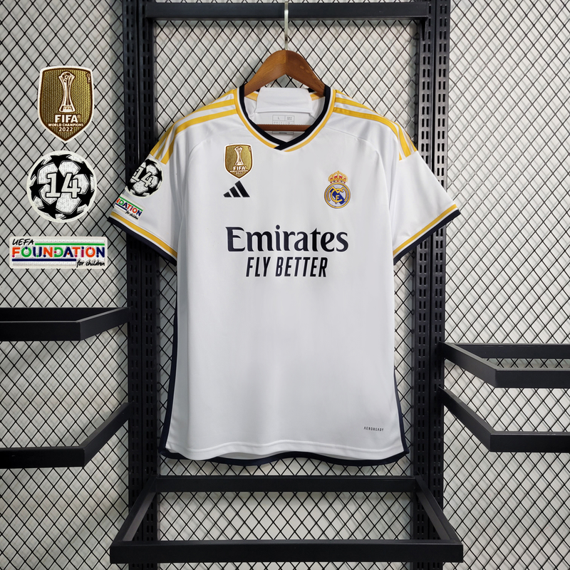 Camisola Real Madrid branca Home 2023/24