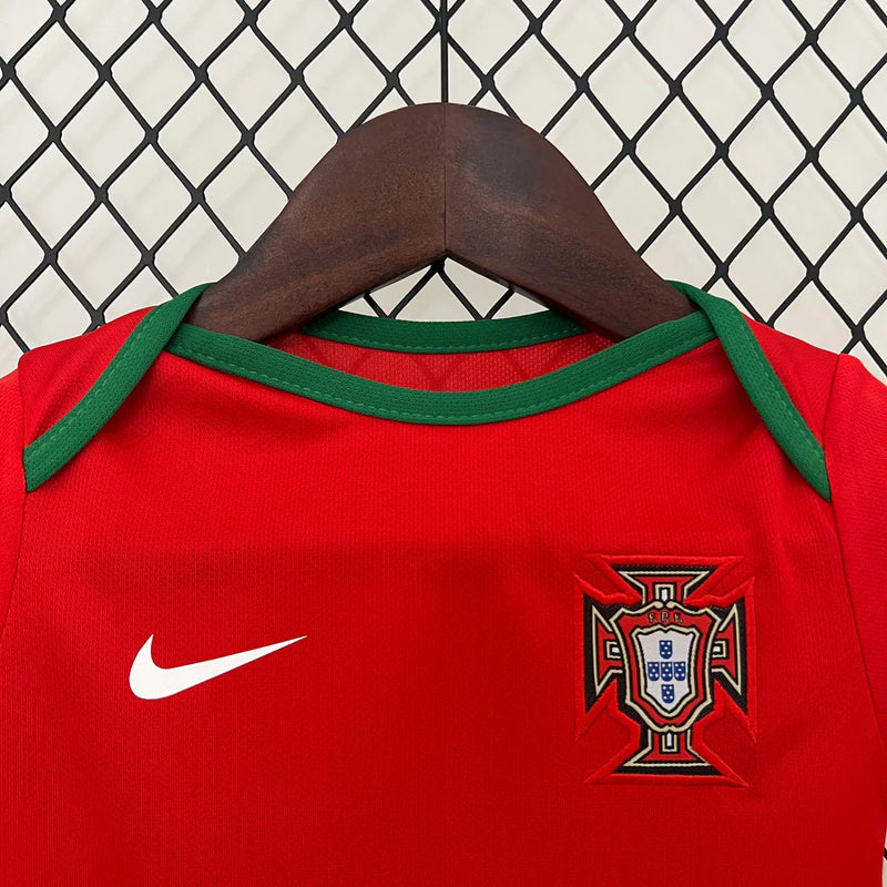 Body bebê Portugal vermelha  - Euro 2024