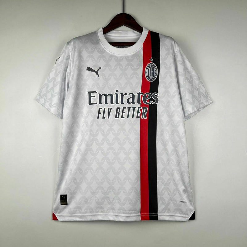 Camisola Milan branca Away 2023/24