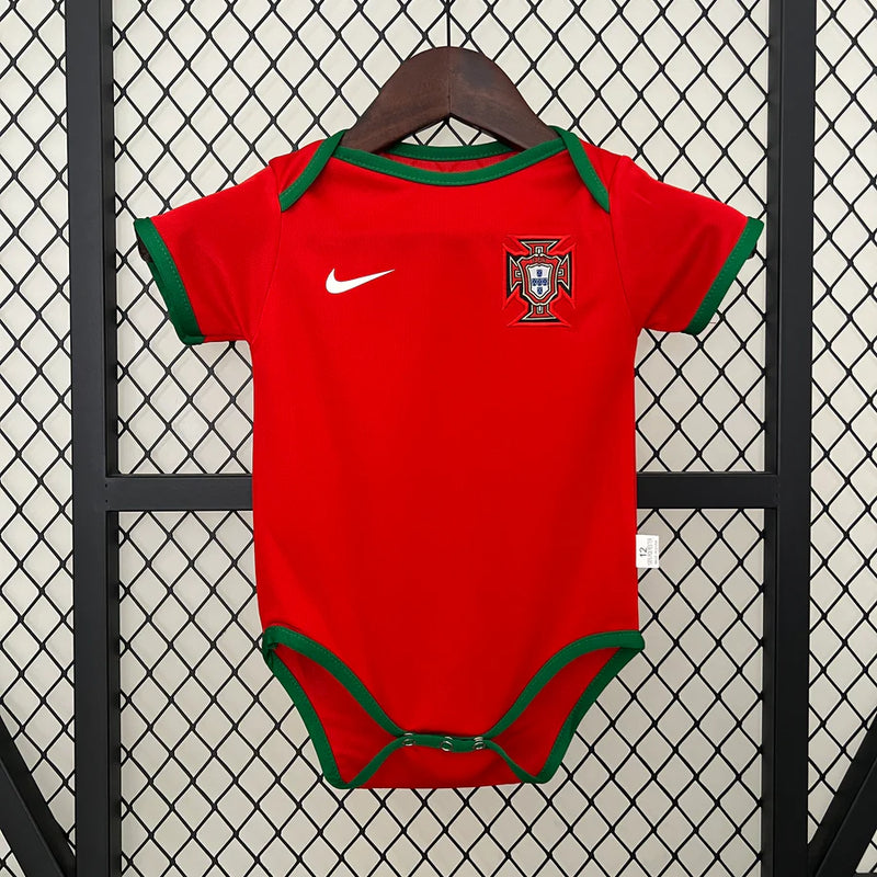 Body bebê Portugal vermelha  - Euro 2024