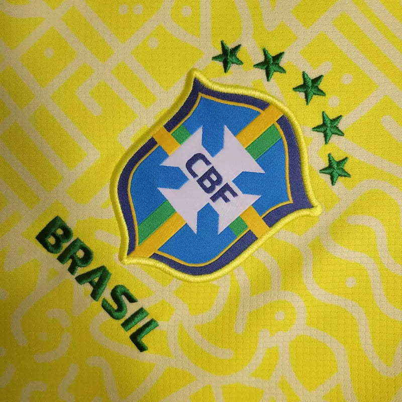 Camisola Brasil Amarela Home Copa América 2024