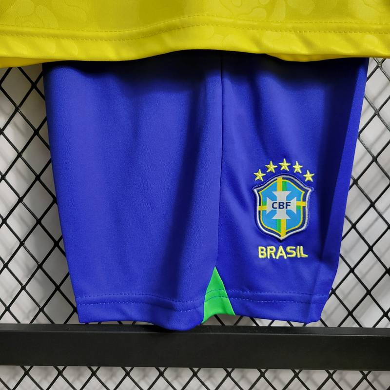 Conjunto infantil Seleção Brasileira 2023/24 Home