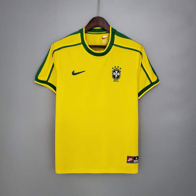 Camisola Retrô Seleção Brasil 1998/98