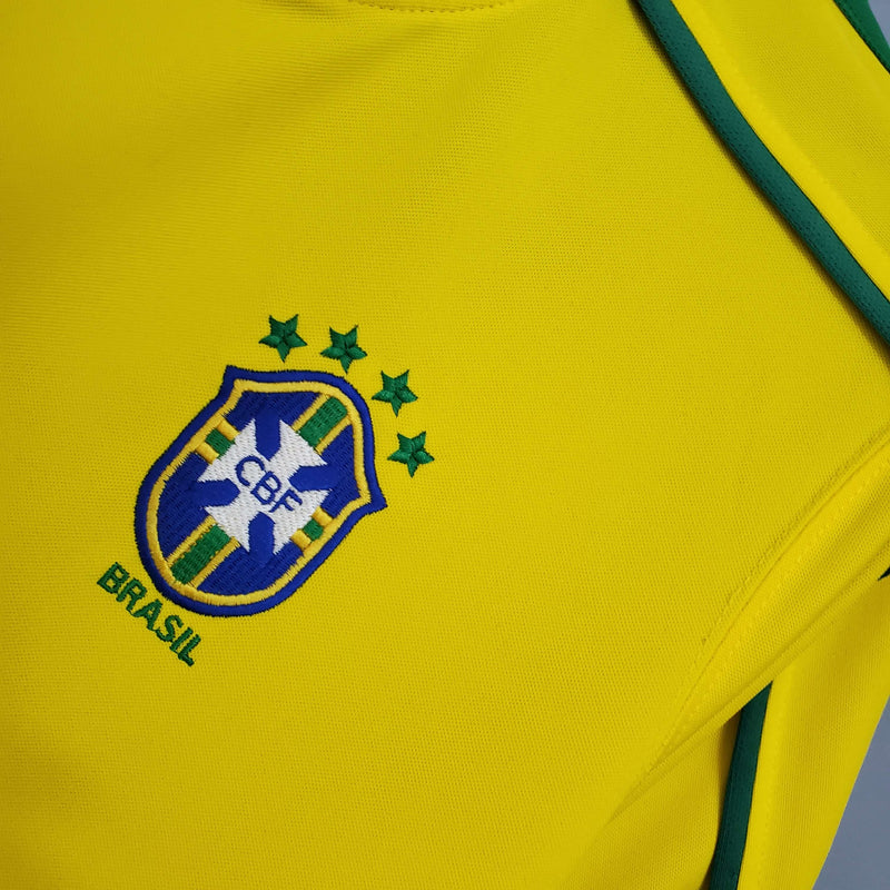 Camisola Retrô Seleção Brasil 1998/98