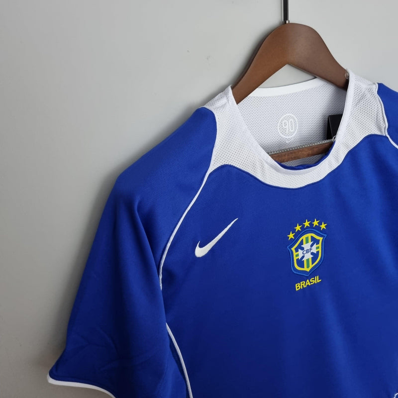 Camisola Retrô Seleção Brasil 2004/06 Away