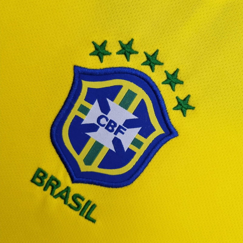 Camisola Retrô Seleção Brasil 2004/06 Home