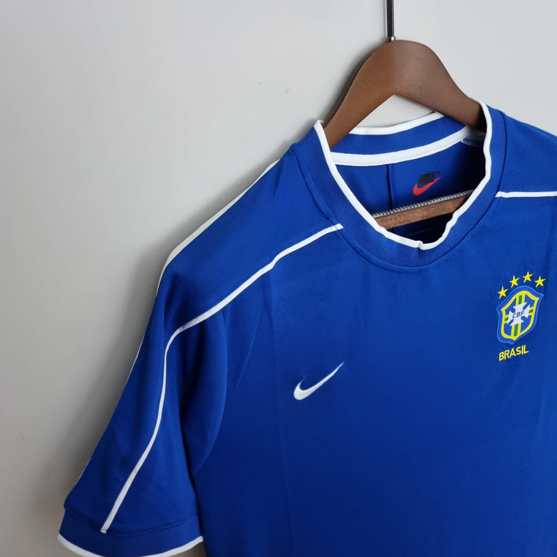 Camisola Retrô Seleção Brasil 1998/98 Away