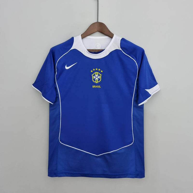 Camisola Retrô Seleção Brasil 2004/06 Away