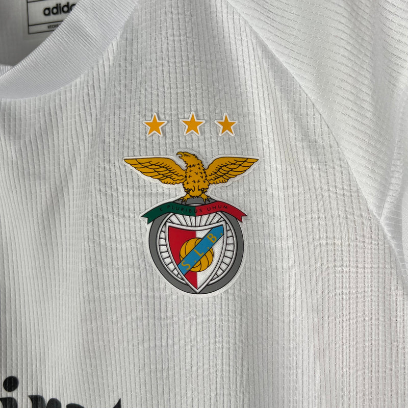Conjunto infantil Benfica Branco 2023/24 Third - Calção preto
